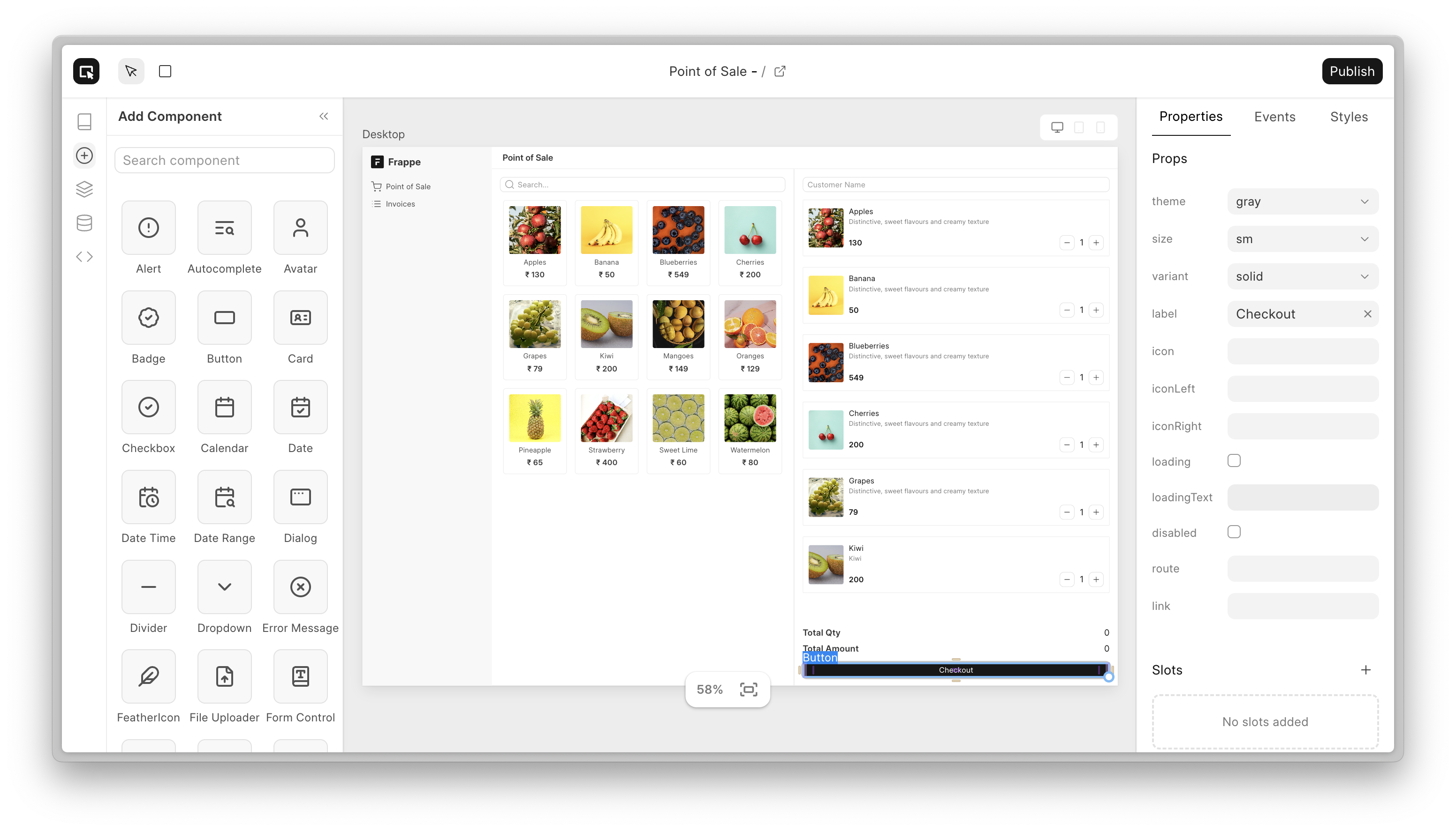Frappe Studio Screenshot